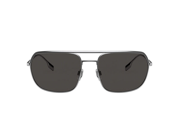 Noisy May oval retro sunglasses in black